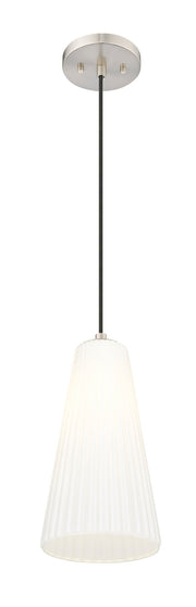 Farrell 1 Light 7.25" Pendant, Cord Mount in Brushed Nickel