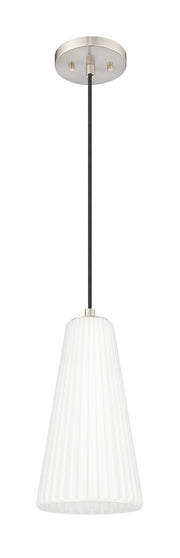 Farrell 1 Light 7.25" Pendant, Cord Mount in Brushed Nickel