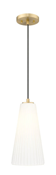 Farrell 1 Light 7.25" Pendant, Cord Mount in Modern Gold