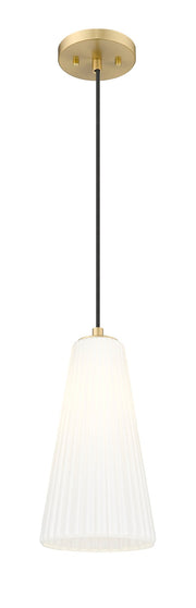 Farrell 1 Light 7.25" Pendant, Cord Mount in Modern Gold