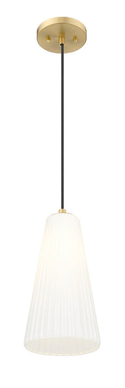 Farrell 1 Light 7.25" Pendant, Cord Mount in Modern Gold