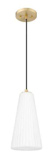 Farrell 1 Light 7.25" Pendant, Cord Mount in Modern Gold