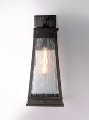 Schooner 15" 1 Light Outdoor Wall Sconce in Olde Brass