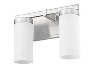 Danica 2 Light 11.75" Vanity in Brushed Nickel