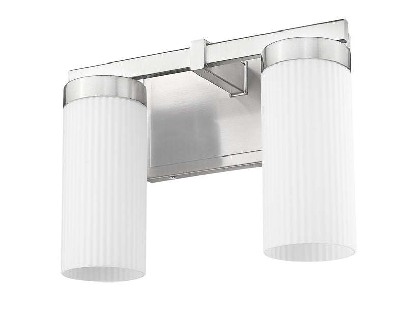 Danica 2 Light 11.75" Vanity in Brushed Nickel