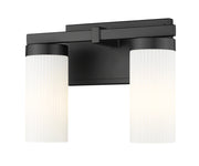 Danica 2 Light 11.75" Vanity in Matte Black