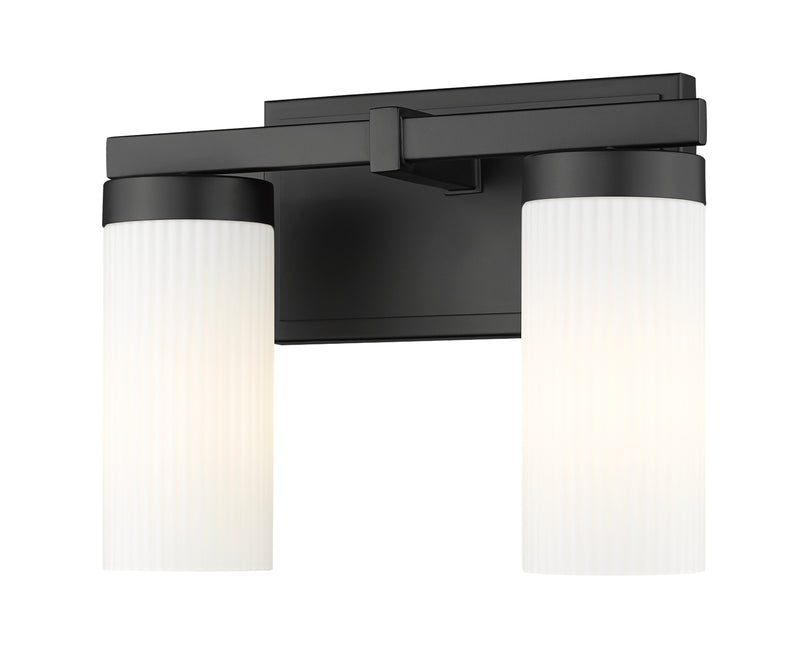Danica 2 Light 11.75" Vanity in Matte Black