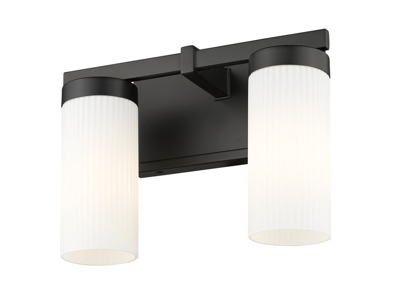 Danica 2 Light 11.75" Vanity in Matte Black