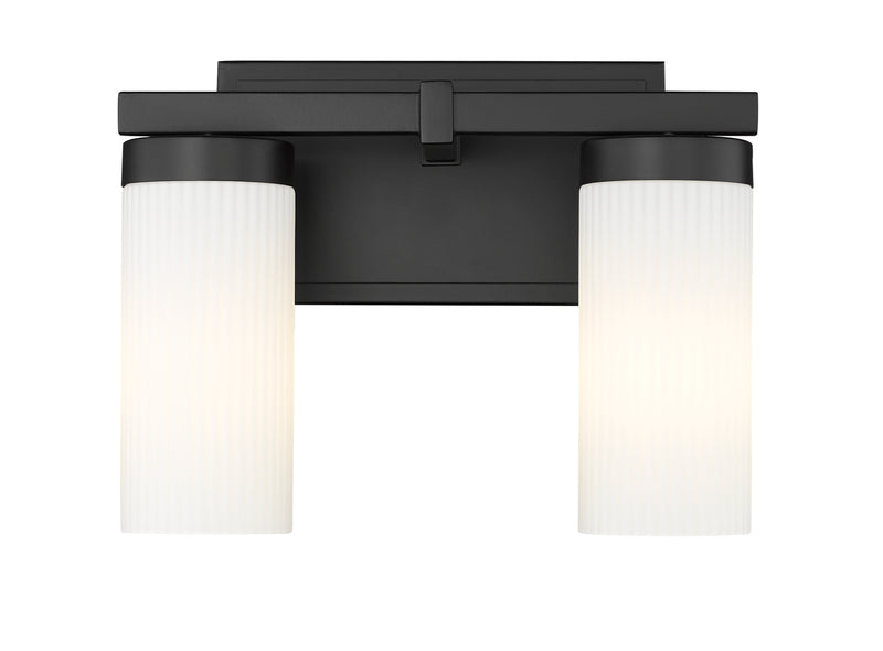 Danica 2 Light 11.75" Vanity in Matte Black