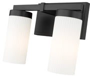 Danica 2 Light 11.75" Vanity in Matte Black