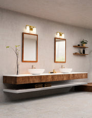 Danica 2 Light 11.75" Vanity in Modern Gold in a room setting