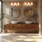 Danica 3 Light 20.5" Vanity in Chrome in a room setting