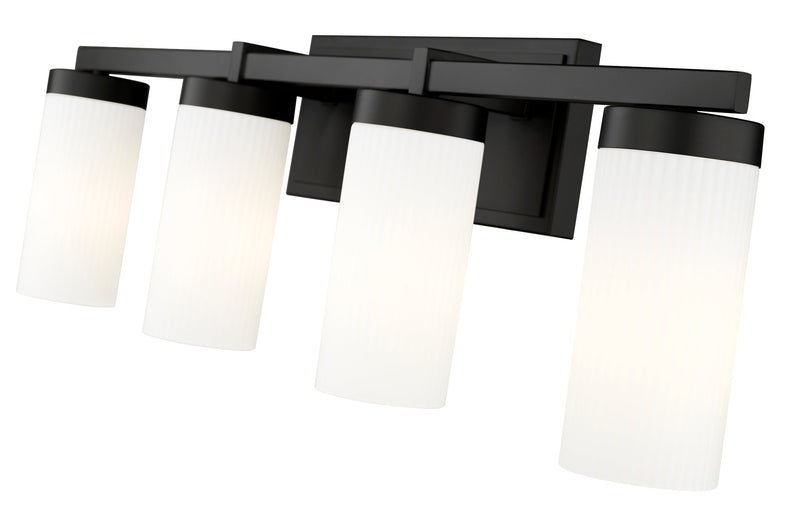 Danica 4 Light 29.5" Vanity in Matte Black