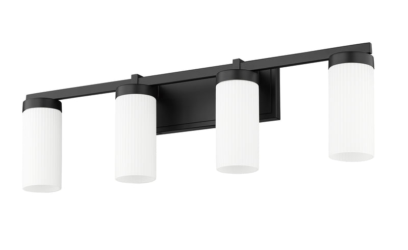 Danica 4 Light 29.5" Vanity in Matte Black