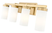 Danica 4 Light 29.5" Vanity in Modern Gold