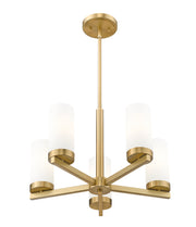 Danica 5 Light 19.5" Chandelier in Modern Gold