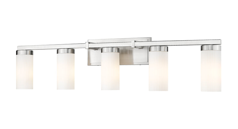 Danica 5 Light 38.75" Vanity in Brushed Nickel