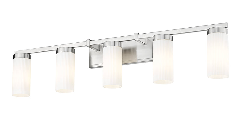 Danica 5 Light 38.75" Vanity in Brushed Nickel