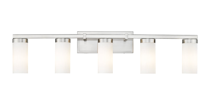 Danica 5 Light 38.75" Vanity in Brushed Nickel