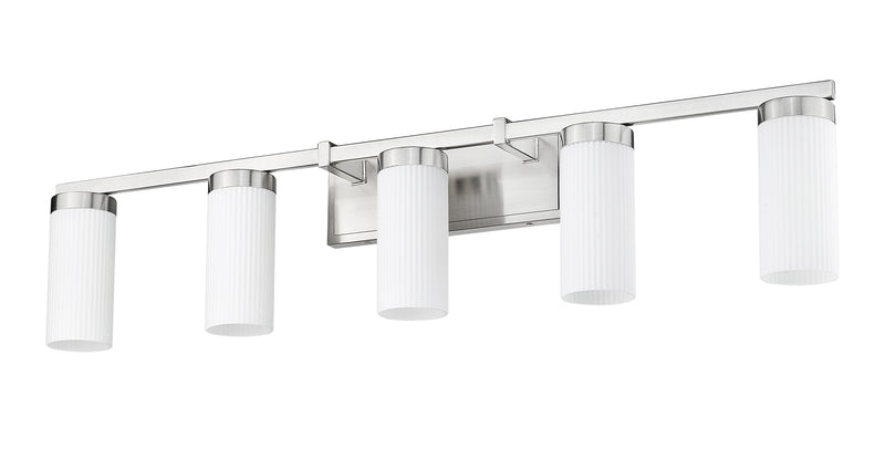 Danica 5 Light 38.75" Vanity in Brushed Nickel