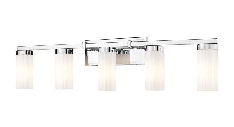 Danica 5 Light 38.75" Vanity in Chrome