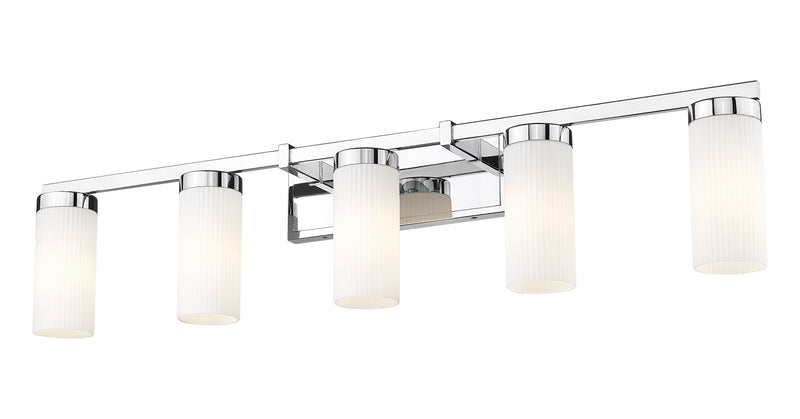 Danica 5 Light 38.75" Vanity in Chrome