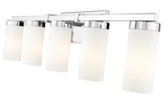 Danica 5 Light 38.75" Vanity in Chrome