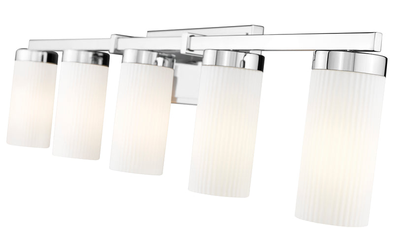 Danica 5 Light 38.75" Vanity in Chrome