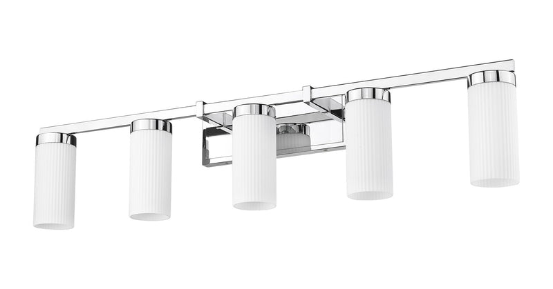 Danica 5 Light 38.75" Vanity in Chrome