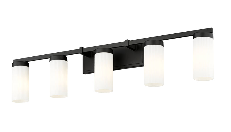 Danica 5 Light 38.75" Vanity in Matte Black