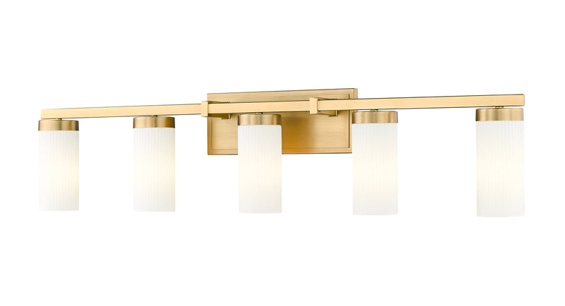 Danica 5 Light 38.75" Vanity in Modern Gold