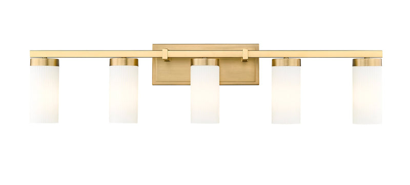 Danica 5 Light 38.75" Vanity in Modern Gold
