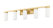 Danica 5 Light 38.75" Vanity in Modern Gold