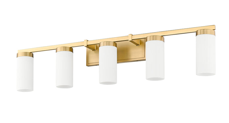 Danica 5 Light 38.75" Vanity in Modern Gold