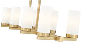 Danica 8 Light 42" Linear Pendant in Modern Gold