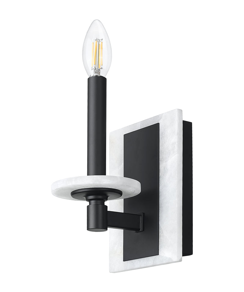 Kaden 1 Light 5" Wall Sconce in Matte Black