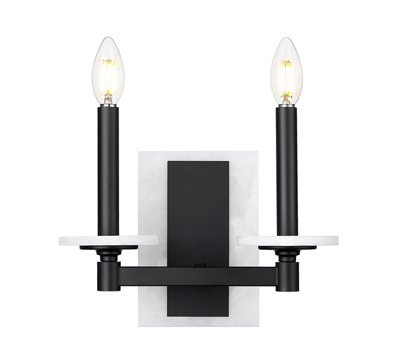 Kaden 2 Light 11" Wall Sconce in Matte Black
