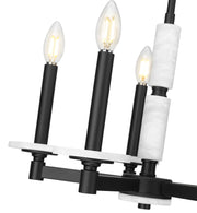 Kaden 5 Light 18" Chandelier in Matte Black