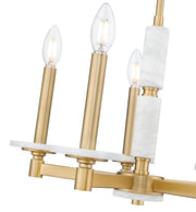 Kaden 5 Light 18" Chandelier in Modern Gold