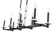 Kaden 8 Light 44" Linear Pendant in Matte Black