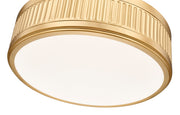 Quinn 1 Light 15" Semi Flush Mount in Modern Gold