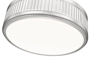 Quinn 1 Light 15" Semi Flush Mount in Satin Nickel