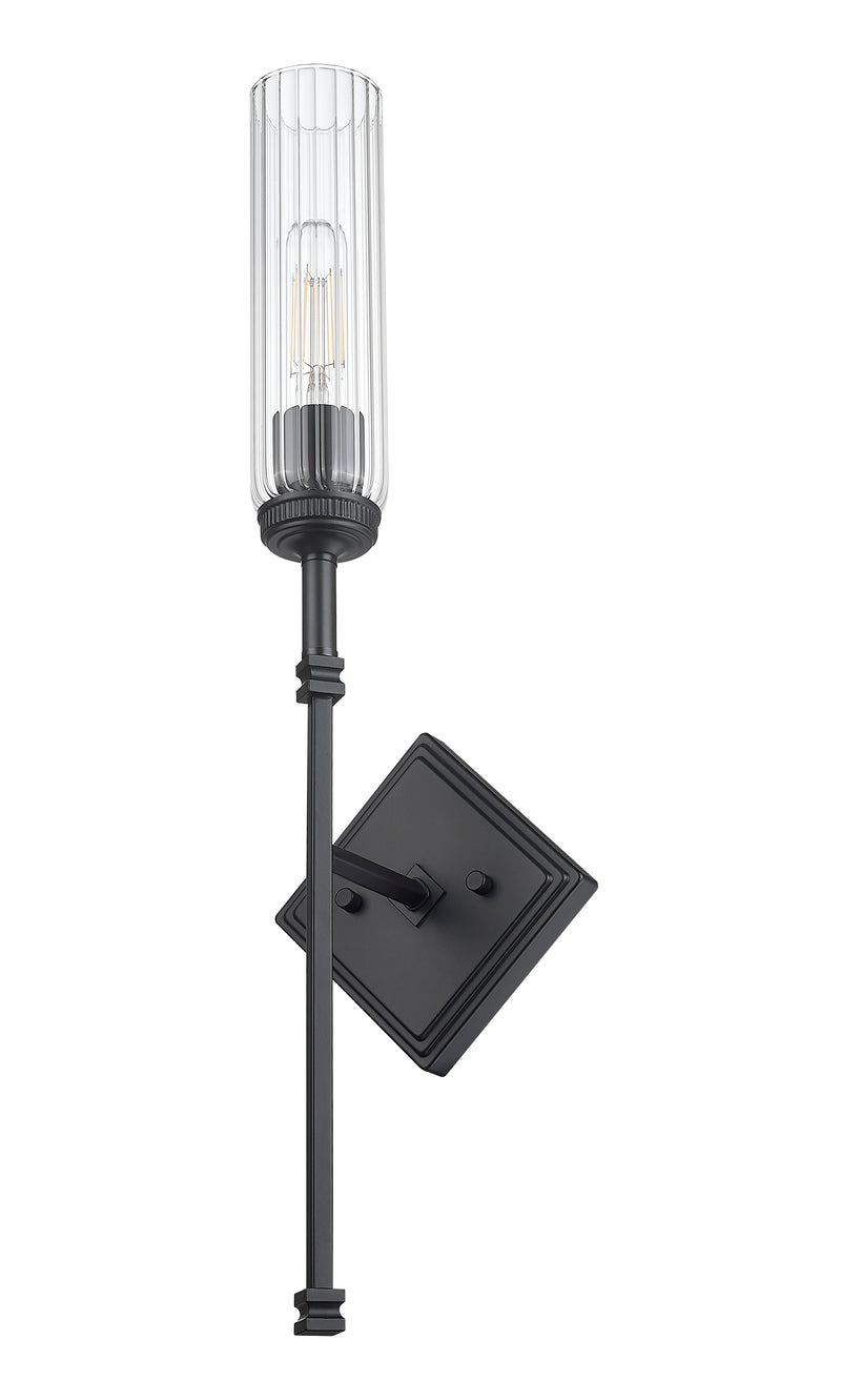 Esme 1 Light 6.75" Wall Sconce in Matte Black