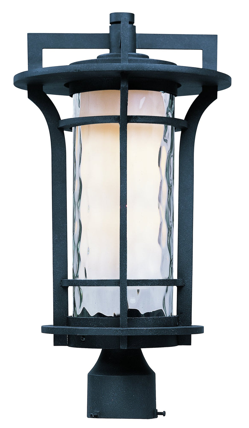 Oakville 1 Light Outdoor Post Lantern in Black Oxide