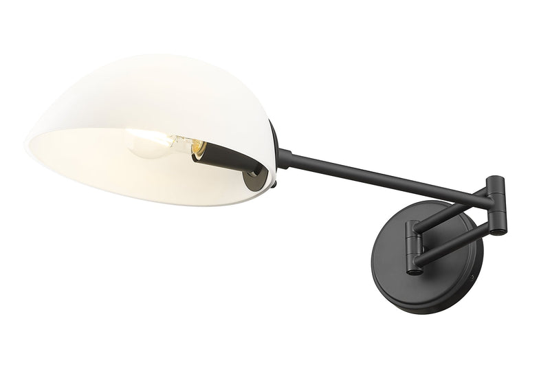 Breton 1 Light 28" Wall Sconce in Matte Black