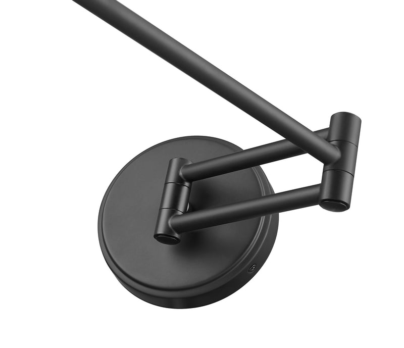 Breton 1 Light 28" Wall Sconce in Matte Black