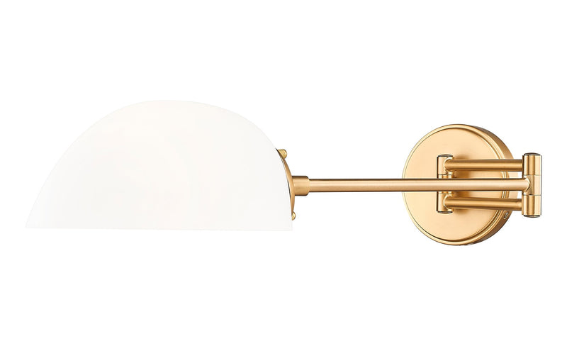 Breton 1 Light 28" Wall Sconce in Modern Gold