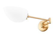 Breton 1 Light 28" Wall Sconce in Modern Gold