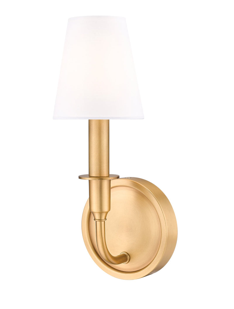Tova 5.25" Wall Sconce in Rubbed Brass