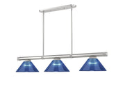 Vanguard 3 Light Billiard in Brushed Nickel
